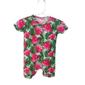 Little Bum Bums, Shortie, Watermelon, 6-9mo